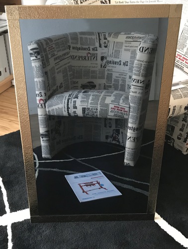 Rimex Workshop-Spiegel Material: MIRROR Black ColourTex® SATIN 9EH Bronze ColourTex® - Buck