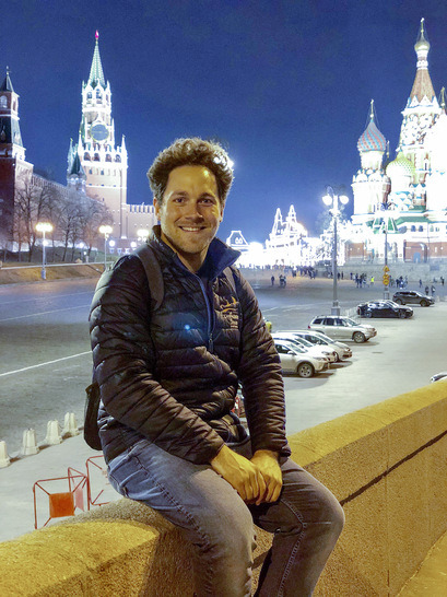Er hat es geschafft! Bis Moskau und noch viel weiter hat Alexandre es bisher gebracht. Und dabei viele unvergessliche Momente erlebt - © Bild: Alexandre Lepand
