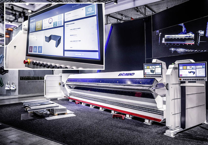 Laut Evobend überzeugt die innovative Steuerung durch unkomplizierte Bedienelemente. Ein logischer Steuerungsaufbau, gepaart mit einigen visuellen „Specials“, macht die Maschienbedienung demnach auch für ungelernte Arbeitskräfte  schnell nachvollziebar 