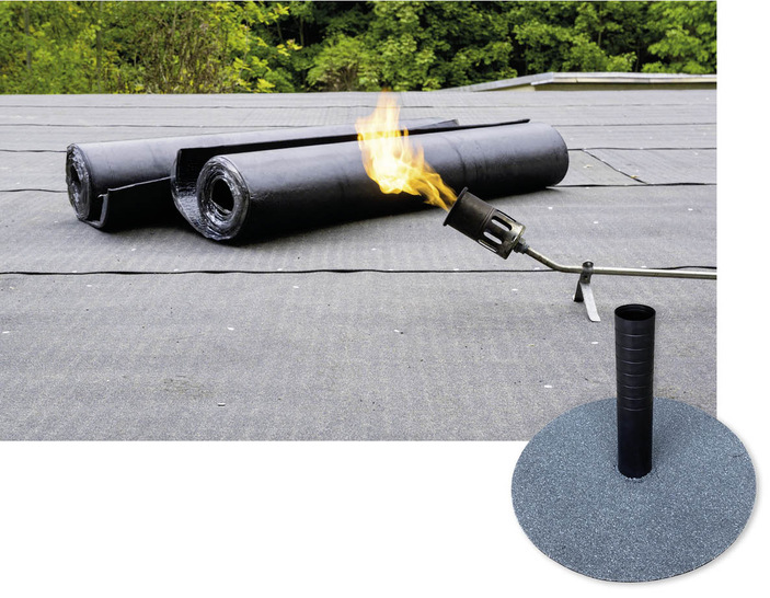 M.A.S.C.-Bitumen­flachdach-Einfassungen können überaus vielseitig eingesetzt werden