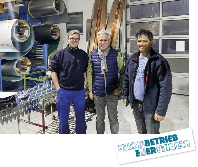 Matthias Engel, Jens Sperber und Jürgen Stifter (hier im Fachbetrieb Engel) nahmen gegenseitig ihre Betriebe unter die Lupe und gaben sich Verbesserungstipps