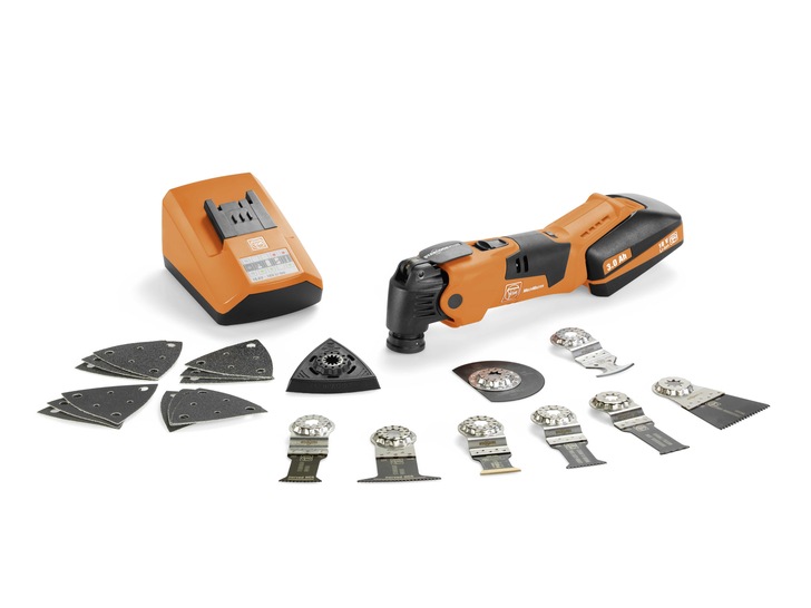 Ob als Akku- oder Netzmaschine: In der Top Deal Edition gibt es Fein Multitools mit jeweils 21 Zubehören. Darunter z. B. der MultiMaster FMM 350 QSL und der E-Cut Carbide Pro