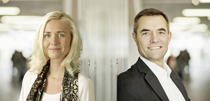 Die Geschäftsführer Burga Warrings und Uwe Engelhardt arbeiten im Team﻿