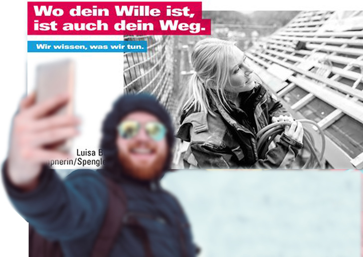 Klempnerin Luisa ist Botschafterin des Handwerks