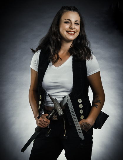 Zimmerin Sabrina Simon aus Damscheid