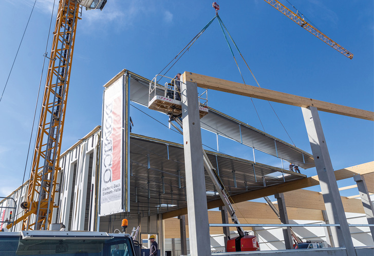 Montage der Domico-Elemente