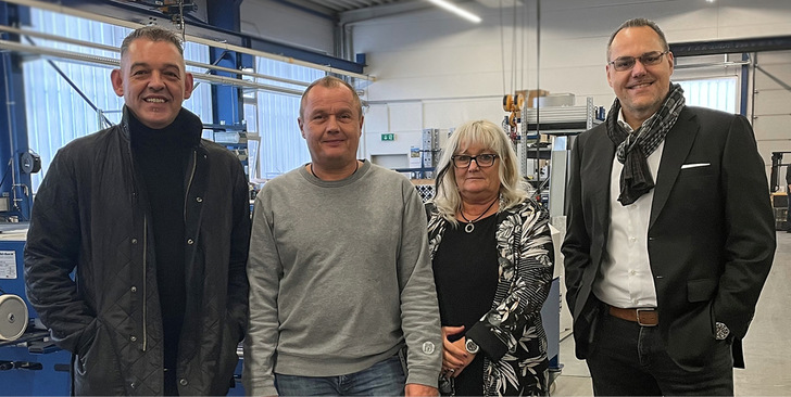 Patric Meeth, Holger Bartolosch, Heike Geisler und Christoph Gerigk