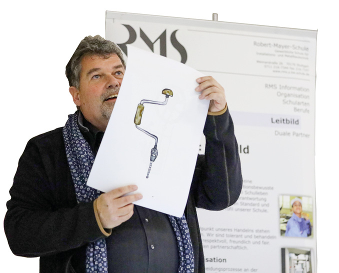 Hans-Peter Rösch eröffnet die RMS-Blechmasters