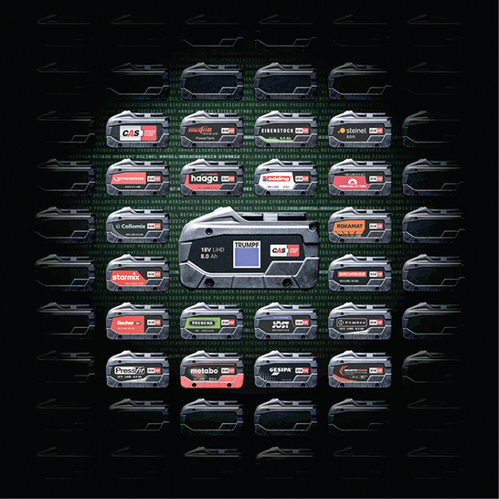 Der im TruTool PN 200 ­eingesetzte LiHD-Akku mit 18 V stammt aus dem herstellerübergreifenden Cordless-Alliance-System (CAS), das Metabo ­initiiert hat und dem aktuell 24 Hersteller angehören