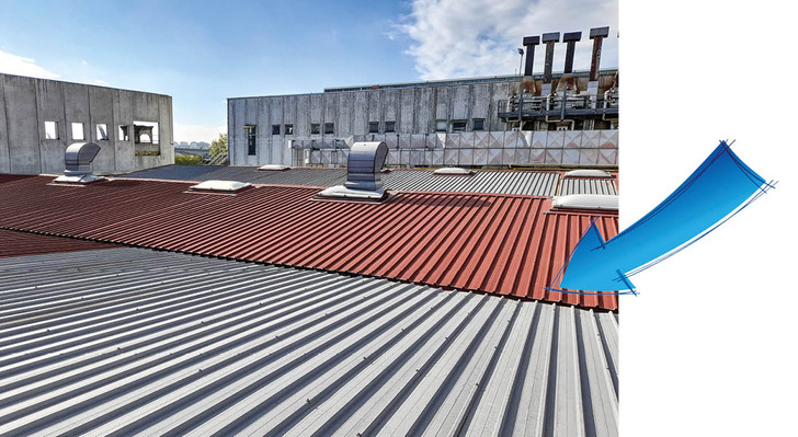 Innen liegende Rinnen sollten regelmäßig gewartet werden