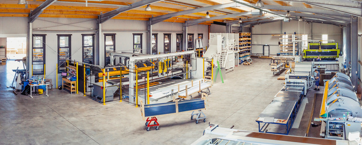 Blick in den Metaflex-Produktionsbereich