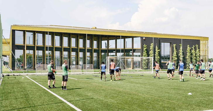 Blick auf das Jugendzentrum Atalanta Calcio