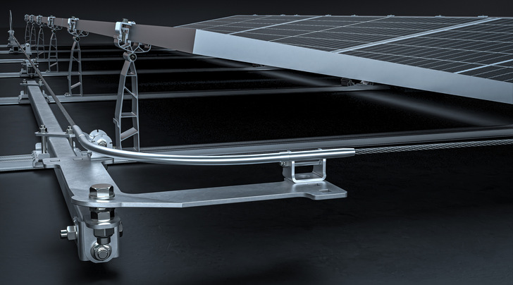 Das neue Seilsystem gegen Abstürze von Innotech und Aerocompact 