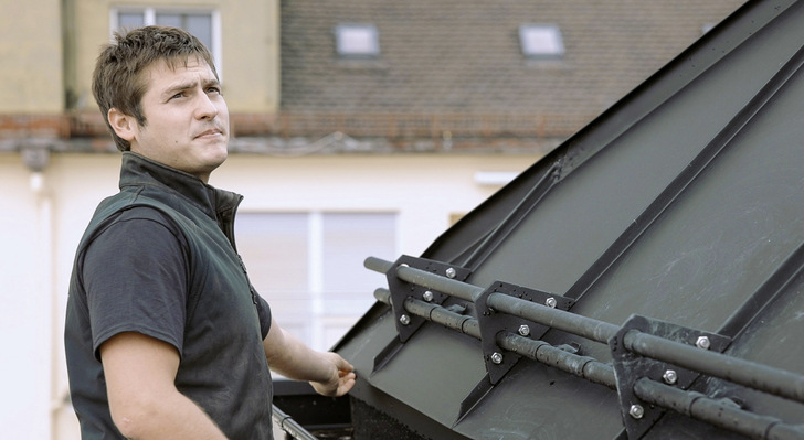 Stefan Adelsberger bei der Endabnahme der durchgängig geplanten und produzierten Profile