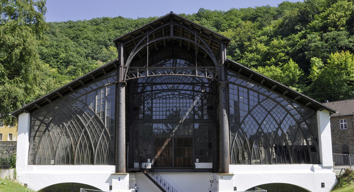  Das Industriedenkmal Sayner Hütte liegt rund zehn Kilometer nördlich von Koblenz in Bendorf-Sayn. Sie zählt zu den beeindruckendsten Industriebauten Europas und ist ein Leuchtturm der Industriekultur in Rheinland-Pfalz
