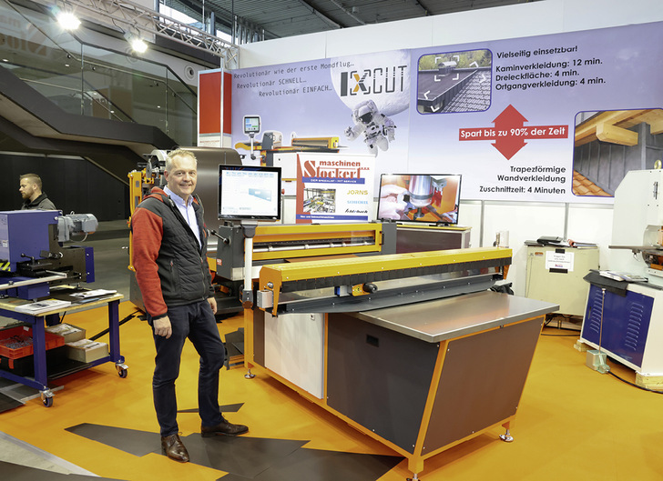 Auf der Blechexpo in Stuttgart präsentiert Christian Stockert die X-Cut