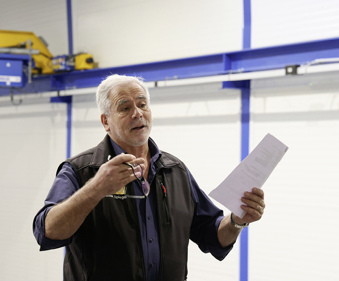  Daniel Spiegel begrüßt die Würzburger Meisterschüler