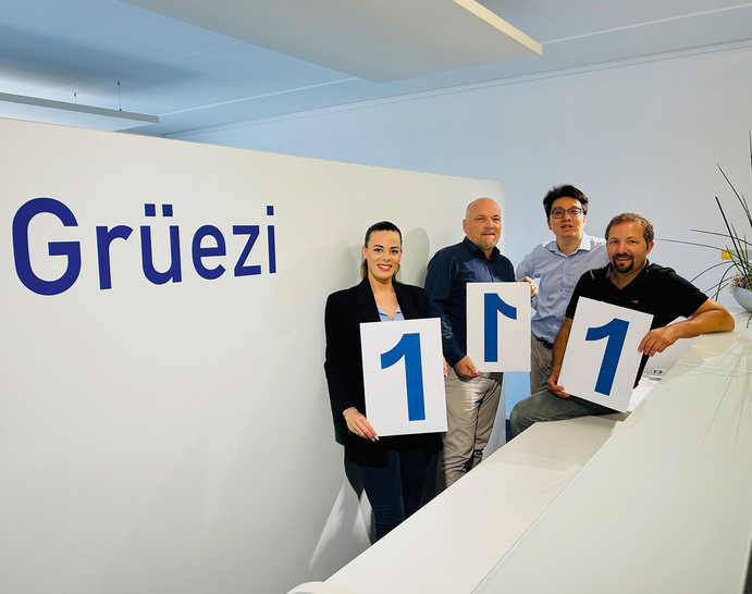 Valeria Aloe, Andrea Gervasio, Richard Wenig und Biagio Agresta bilden das neue Spiegel-Strategieteam