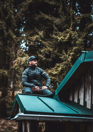 Ton in Ton: Bei der Gestaltung seiner Baustellen legt Spenglermeister Christian Bickel besonders großen Wert auf ein harmonisches Gesamtkonzept