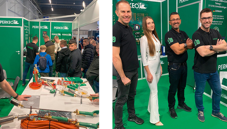 Das Perkeo-Team um Yassine Hönes (Bild rechts, 2. v. r.) ist zufrieden