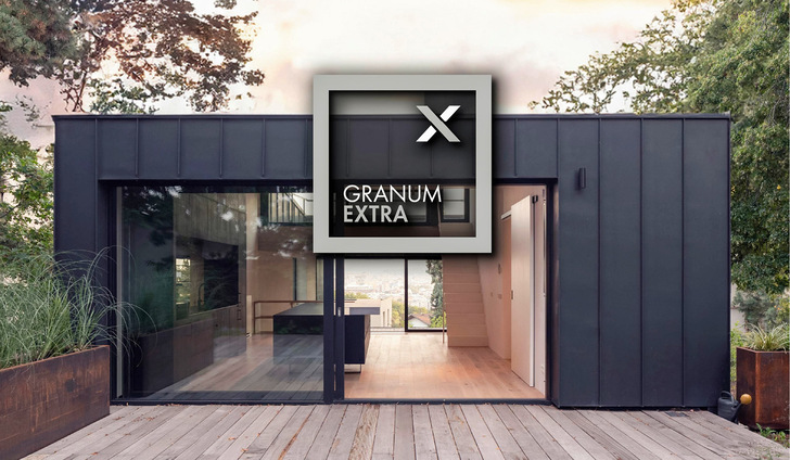 Puristische Anmutung: die Produktlinie Granum von Rheinzink