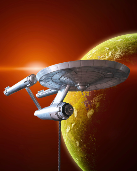 Faszinierend: Das rund 80 cm (!) lange Modell aus Rheinzink-Titanzink