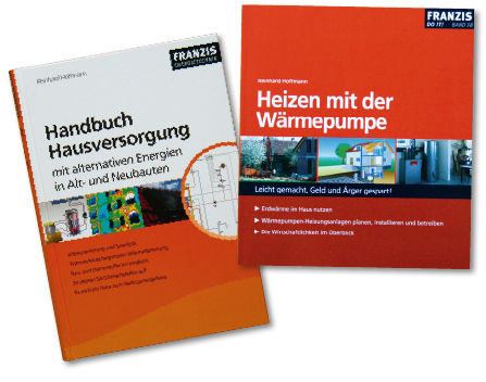 Reinhard Hoffmann, Physiker, freier Fachjournalist und BAUMETALL-Autor (BAUMETALL 5/2008 — Die Brandgefahr wird oft unterschätzt) lenkt seinen Arbeits-Schwerpunkt bereits seit 1994 auf die Themen “Erneuerbare Energien“ und “Energie sparen“. Aktuell stellt er zwei neue Fachbücher vor, die auch für den Bereich Klempnergie interessant sein dürften. Beide Bücher sind im Franzis-Verlag erschienen