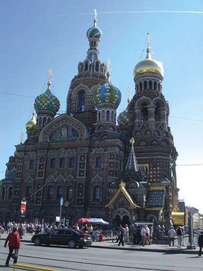 Die Auferstehungskirche nach Moskauer Vorbild