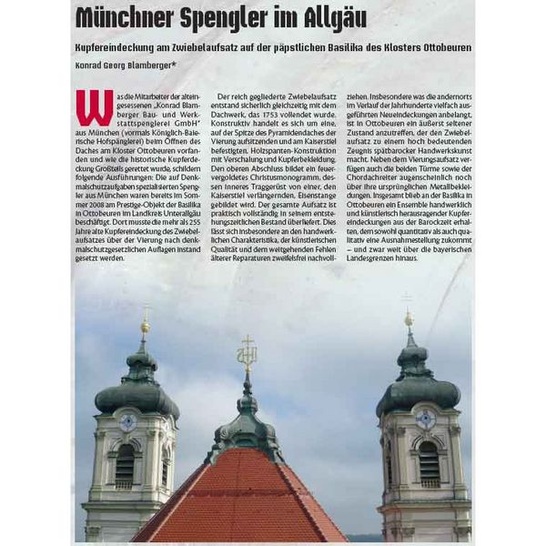 Historische Spenglerarbeit