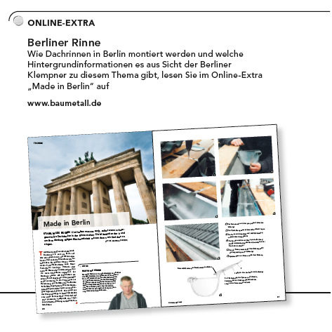 Dachrinnen in Berlin