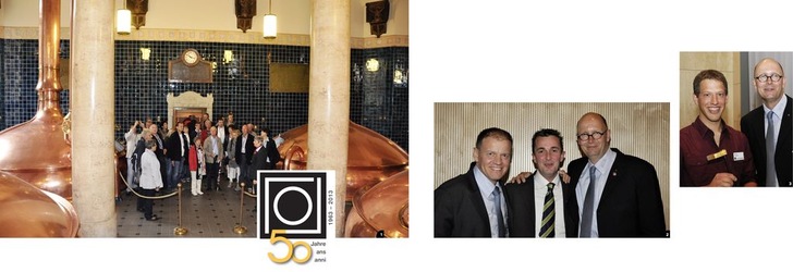 1 Wo es Kupfer gibt, sind Klempner in ihrem Element – die Kollegen der VDSS machen da keine Ausnahme. 2013 wird der Verein diplomierter Spenglermeister der Schweiz 50 Jahre jung. Ab sofort kündigt das neue VDSS-Logo das große Jubiläum an. Gebührend gefeiert wird auf der Generalversammlung am 3. und 4. Mai 2013 in Biel2 Spitzentreffen: VDSS-Vizepräsident Claudio Cristina, iib-Präsident Peter Trenkwalder und VDSS-Präsident Christoph Aeberhard 3 Jungmeister Marcel Hunziker freut sich über den goldenen VDSS-Lötkolben, den er von VDSS-Präsident Christoph Aeberhardt für seine gute Leistung bei der Meisterprüfung überreicht bekam