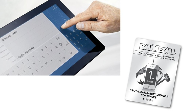 Schechtl macht's möglich: Direkt vom Dach gelangen Profildaten in Sekunden via Send to Create an die Maschine in der Werkstatt