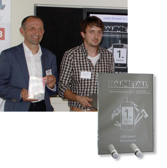 Ulrich und Michael Leib freuen sich über den 1. Preis
