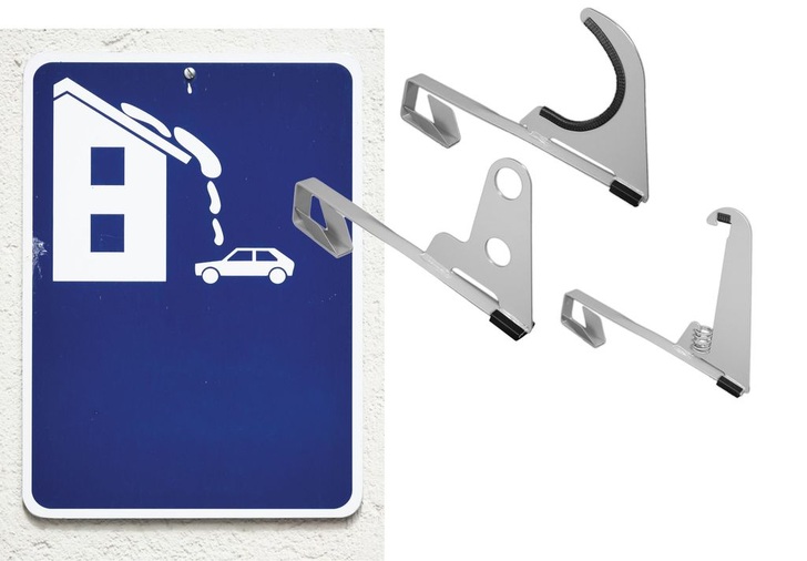 Flender-Flux bietet Schneefangstützen für Schneefanggitter mit unterschiedlichen Materialdicken und in verschiedenen Höhen an