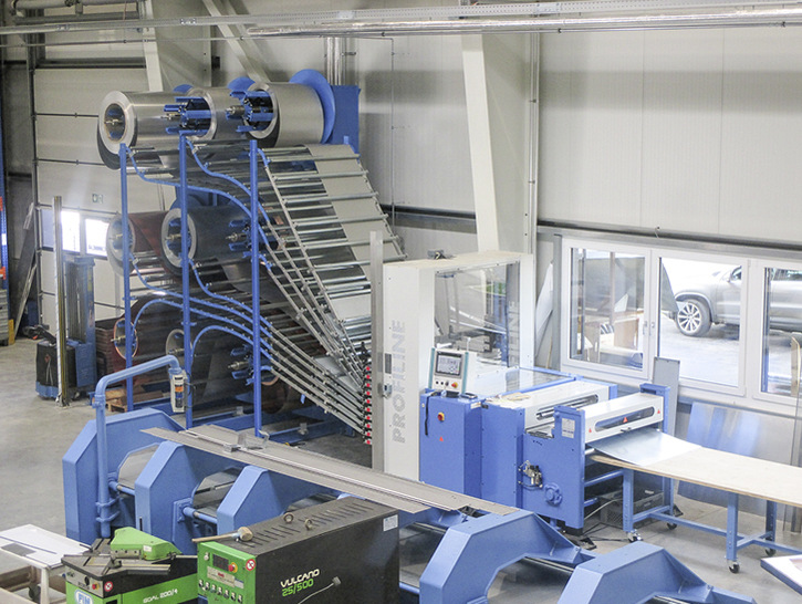 Diese Profi-Line-Spalt-und Ablänganlage ist das Herzstück des Schweizer Fachbetriebs Mohn + Partner AG
