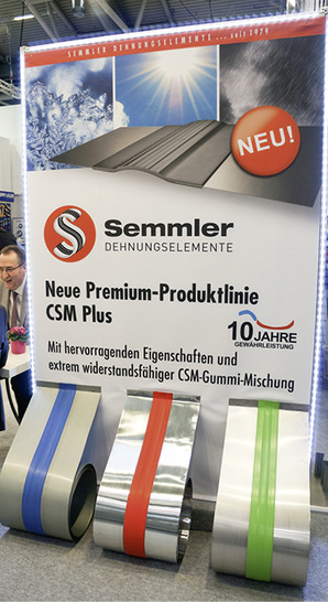 CSM-Plus-Dehnungselemente sind für den Einsatz im Metalldachbereich und für die Dachentwässerung besonders geeignet
