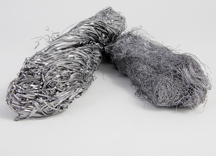 Bleiwolle gibt es in zwei Qualitäten: grob und fein
