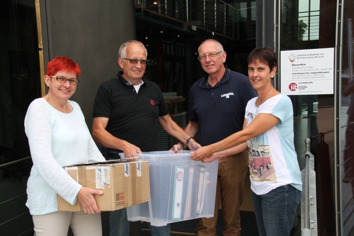(von links nach rechts) Kornelia Dußmann, Xaver Stark, Klaus Hofmann und Karin Glassen.