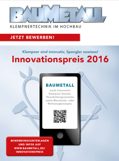 Einsendeschluss ist der 2. Mai 2016