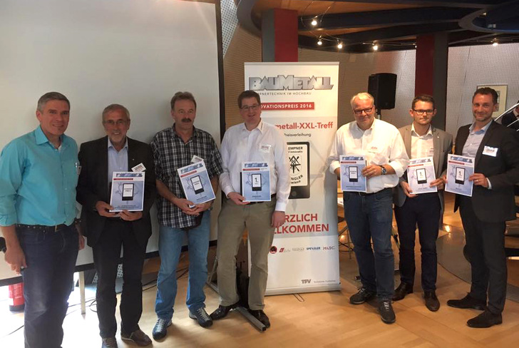 Die Preisträger des BAUMETALL-Innovationspreis 2016
