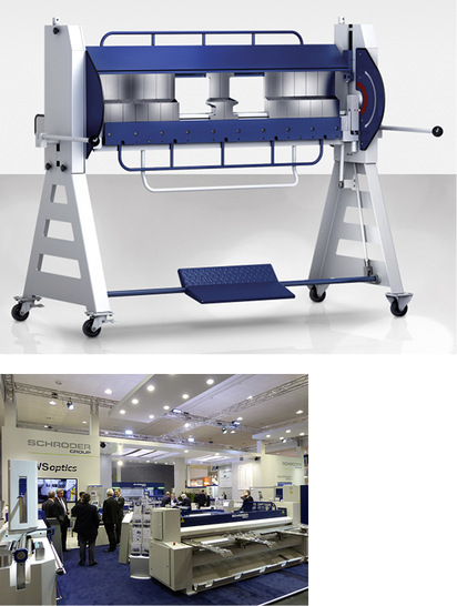 Im Bereich der Handwerksmaschinen für Werkstatt und Baustelle präsentierte Schröder auch die ASK 3
