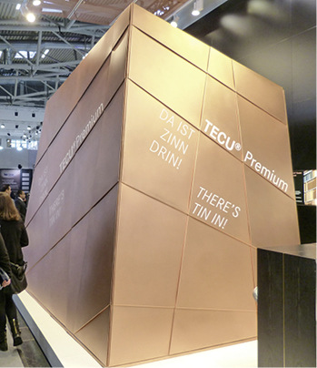 KME präsentierte Tecu-Premium, eine innovative Kupfer-Legierung
