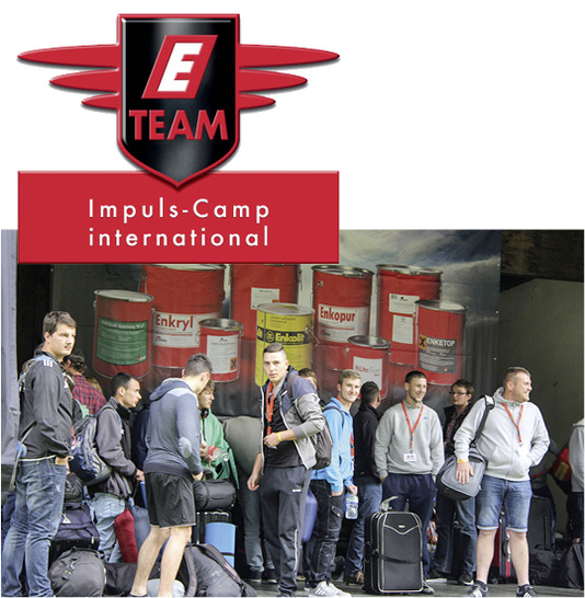 
Teilnehmer des internationalen Impulscamps 2016 bei der Ankunft



