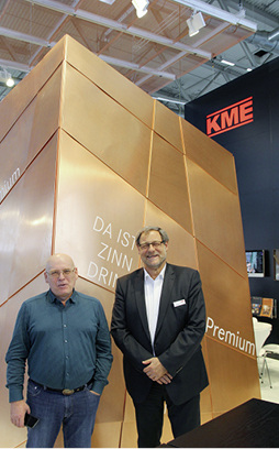 <p>
Die KME-Profis Waldemar Schössler und Herbert Mock 
</p>

<p>
</p> - © BAUMETALL

