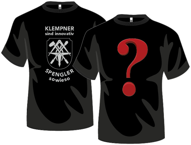 <p>
Was wird auf dem Klempner-T-Shirt 2019 stehen? Vorschläge sind willkommen!
</p>

<p>
</p> - © Anja W./Thinkstock/Green Tomato

