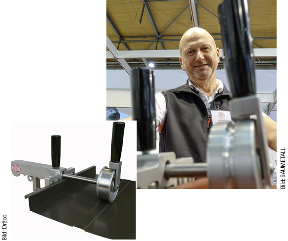 Martin Siegel präsentiert den Panel-Beader PB 250 von Dräco
