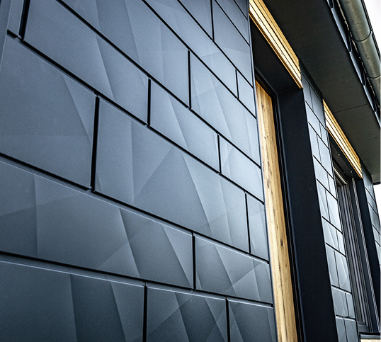 



Mit dem Siding.X von Prefa ergeben sich vielfältige Gestaltungsmöglichkeiten für Fassaden
