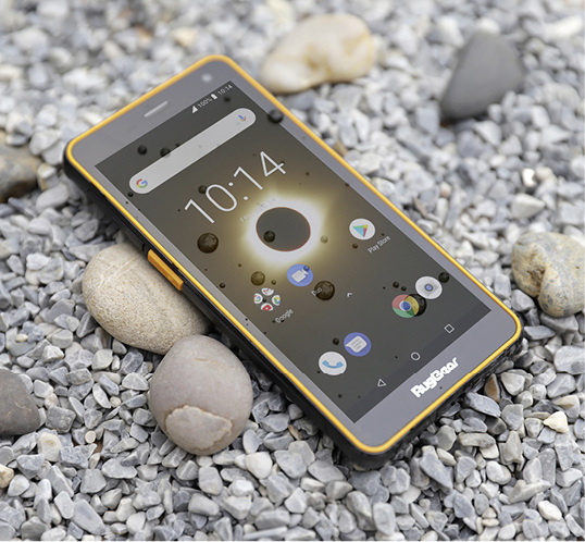 <p>
Das Outdoor-Smartphone von RugGear ist baustellengeeignet
</p>

<p>
</p> - © RugGear Limited

