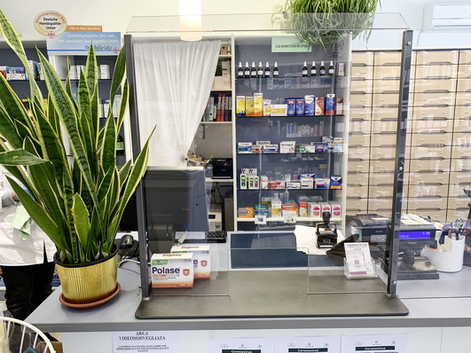 Die Trennwände können in Modulbauweise kombiniert werden