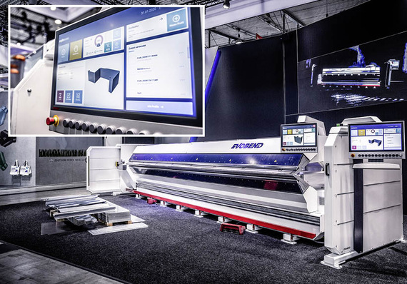 Laut Evobend überzeugt die innovative Steuerung durch unkomplizierte Bedienelemente. Ein logischer Steuerungsaufbau, gepaart mit einigen visuellen „Specials“, macht die Maschienbedienung demnach auch für ungelernte Arbeitskräfte  schnell nachvollziebar 